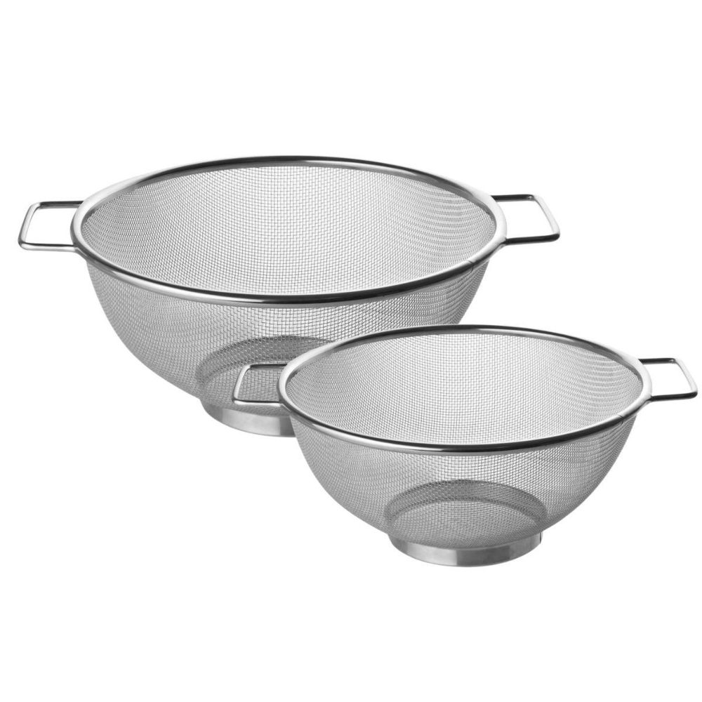 Fackelmann Set de 2 passoires inox 20 cm et 26 cm fackelmann
