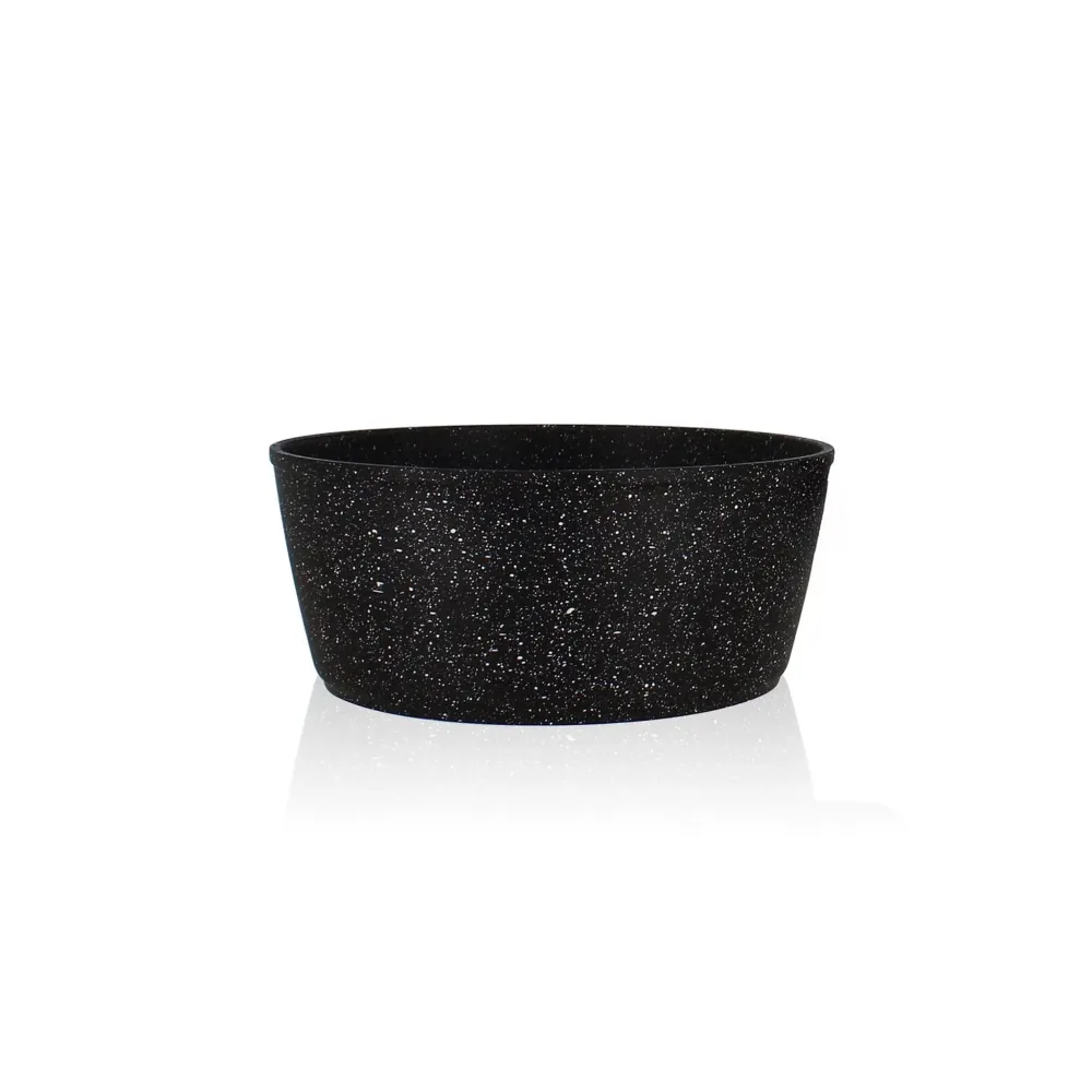 MENASTYL Casserole 18 cm tous feux dont induction effet pierre