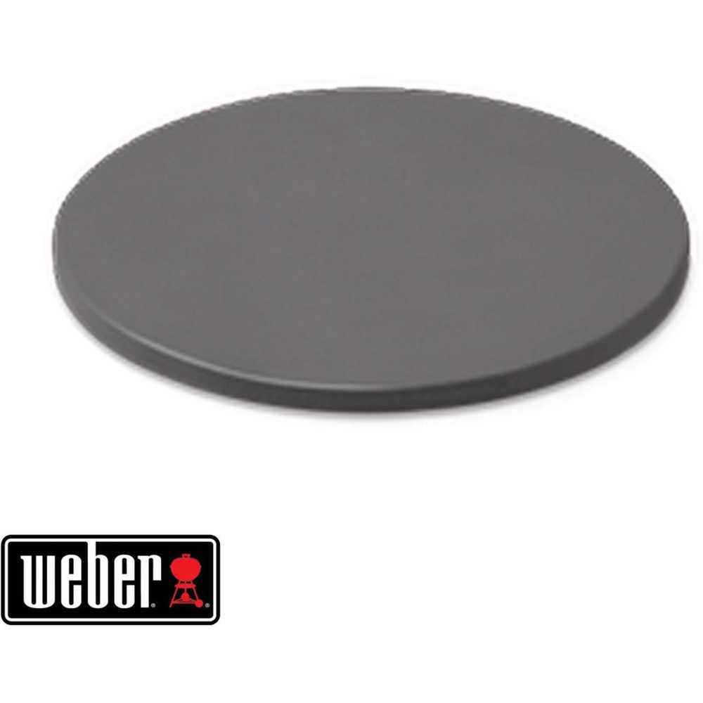 Weber Pierre à pizza ronde vitrifiée 26