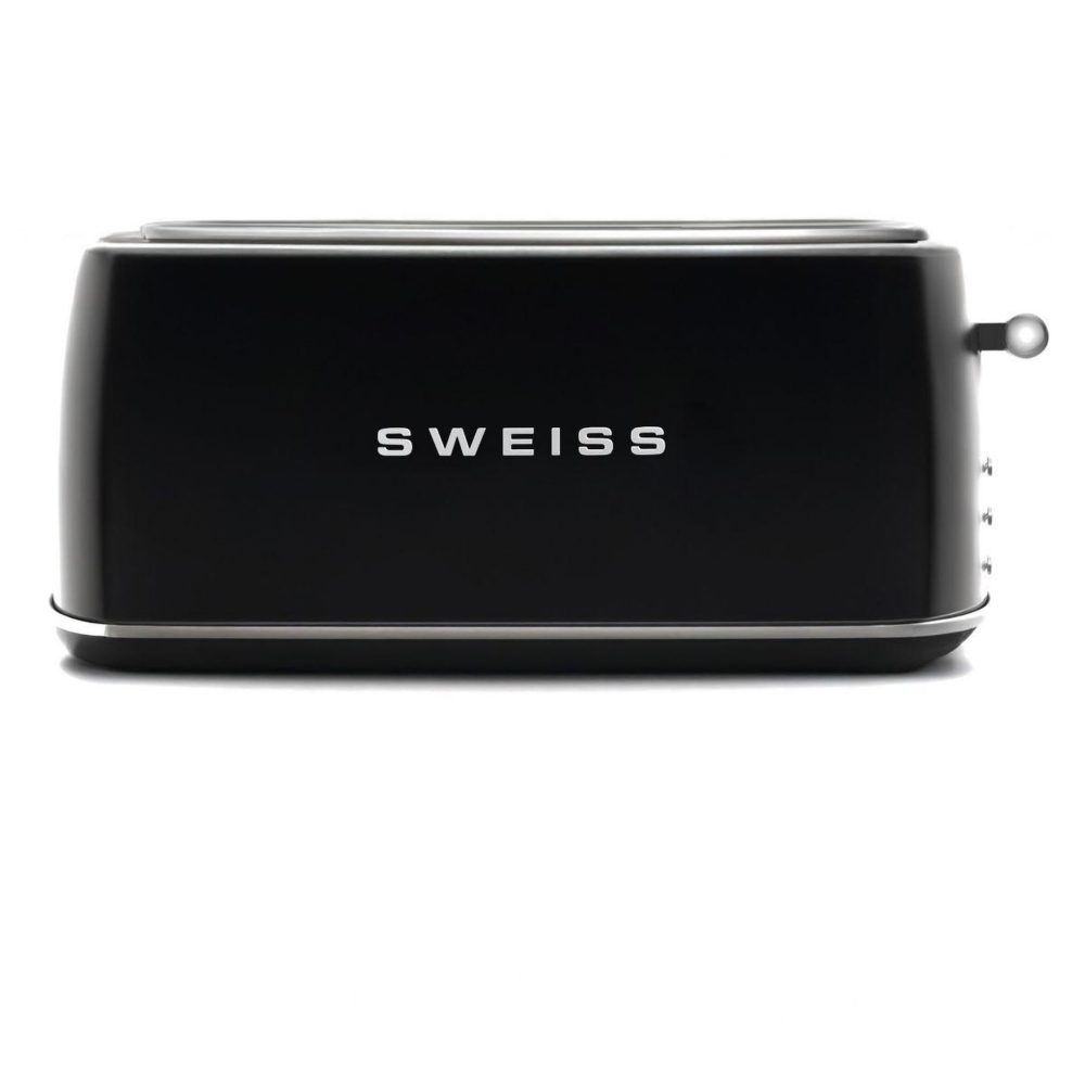 SWEISS Grille-pain baguette vintage noir grv9