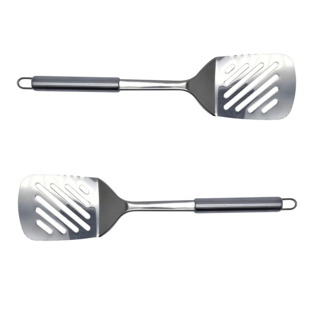 Fackelmann Set de 2 ustensiles de cuisine spatule de cuisine inox fackelmann elemental