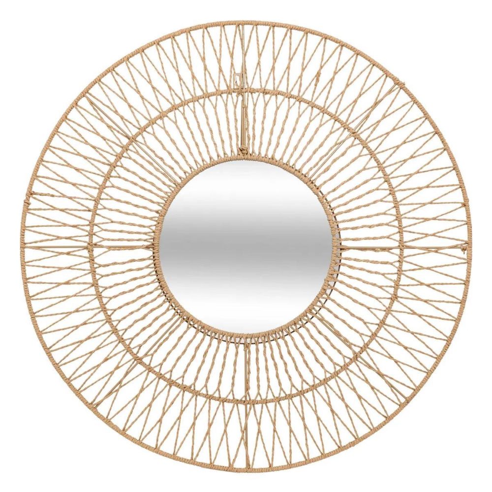 ATMOSPHERA Miroir déco corde millie 75cm naturel