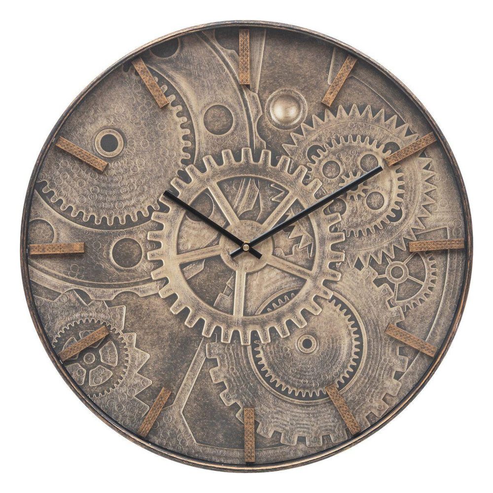 ATMOSPHERA Horloge déco deyan 50cm marron