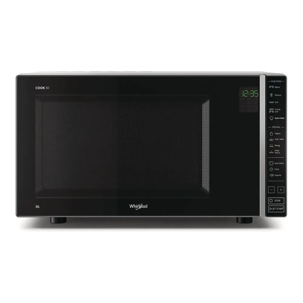 WHIRLPOOL Micro-ondes grill MWP303SB - 900 W - Capacité 30 L - Silver et noir