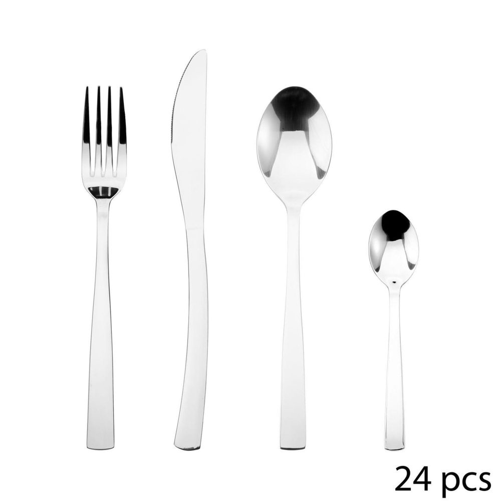 SECRET DE GOURMET Ménagère de 24 pièces olympe - inox