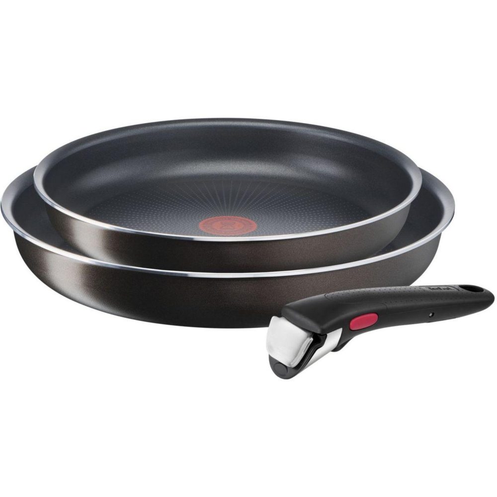TEFAL Batterie de cuisine ingenio easy plus lot 2 poeles l1509202