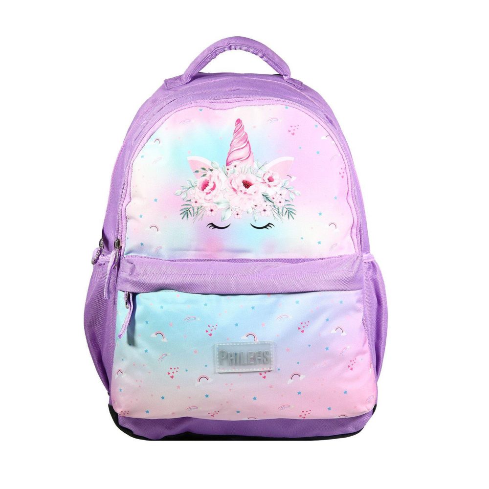 Bagtrotter BAGTROTTER Sac à dos 2 compartiments Phileas Violet Licorne