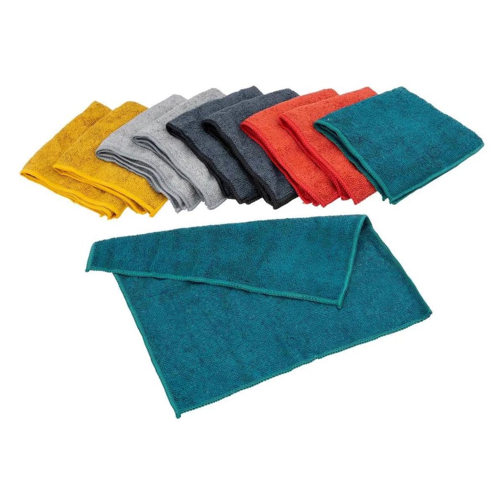 B BASIC & CO Lot de 10 chiffons colores 30cm multicolore