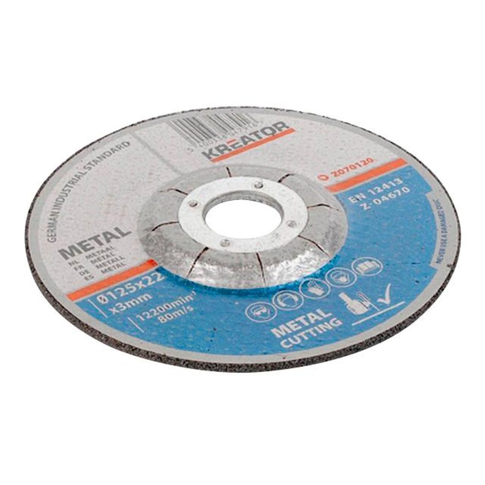 KREATOR Disques à tronçonner - métaux - Ø 115 x 2,5 mm - 6 pièces