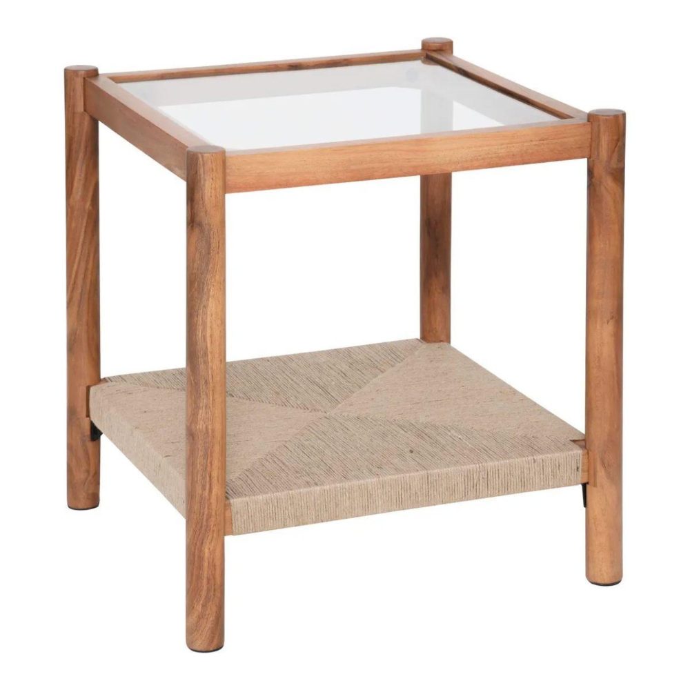 ATMOSPHERA Table d'appoint en bois apala 55cm marron