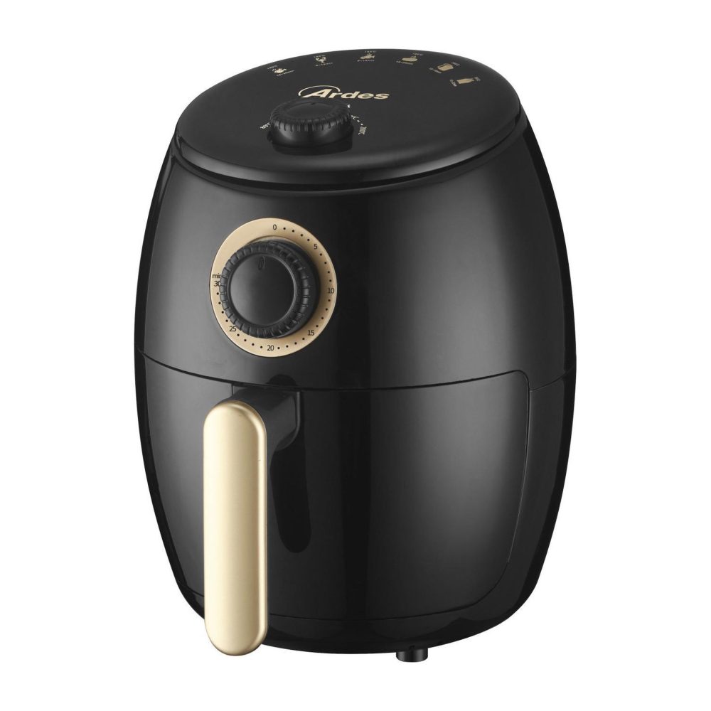 Ardes Friteuse à air chaud simple ardes eldorada mini 2 l indépendante 1000 w noir