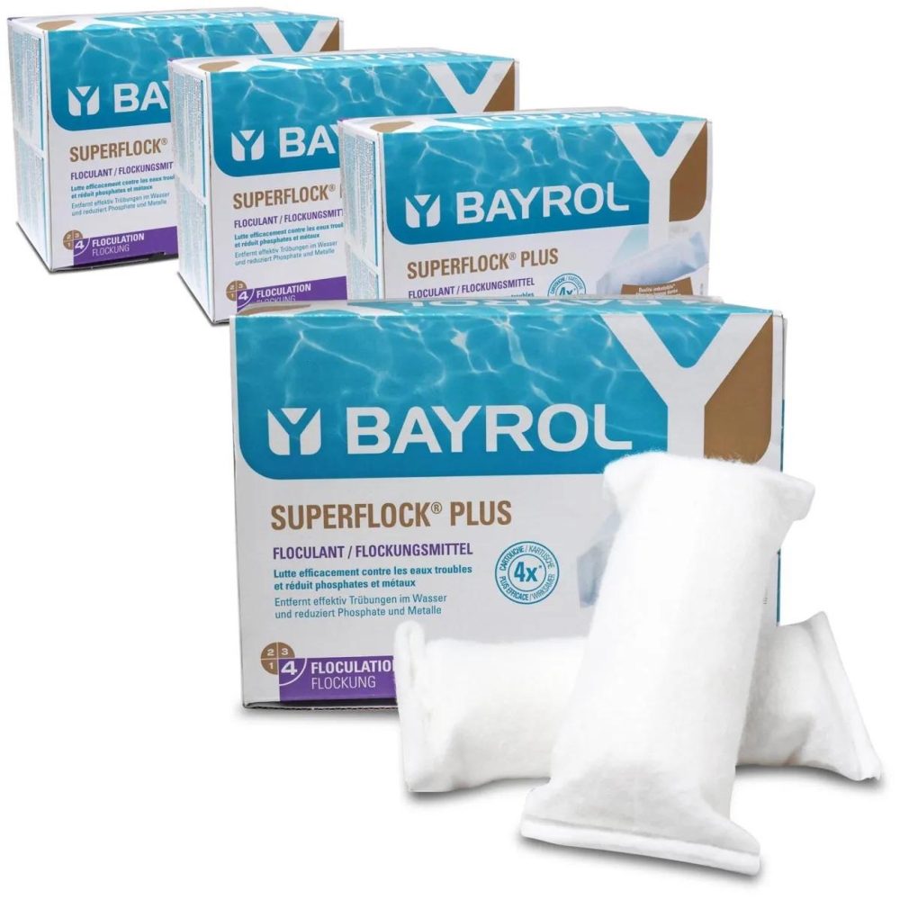 Bayrol Floculant piscine 4 boites de 1kg - 9910004