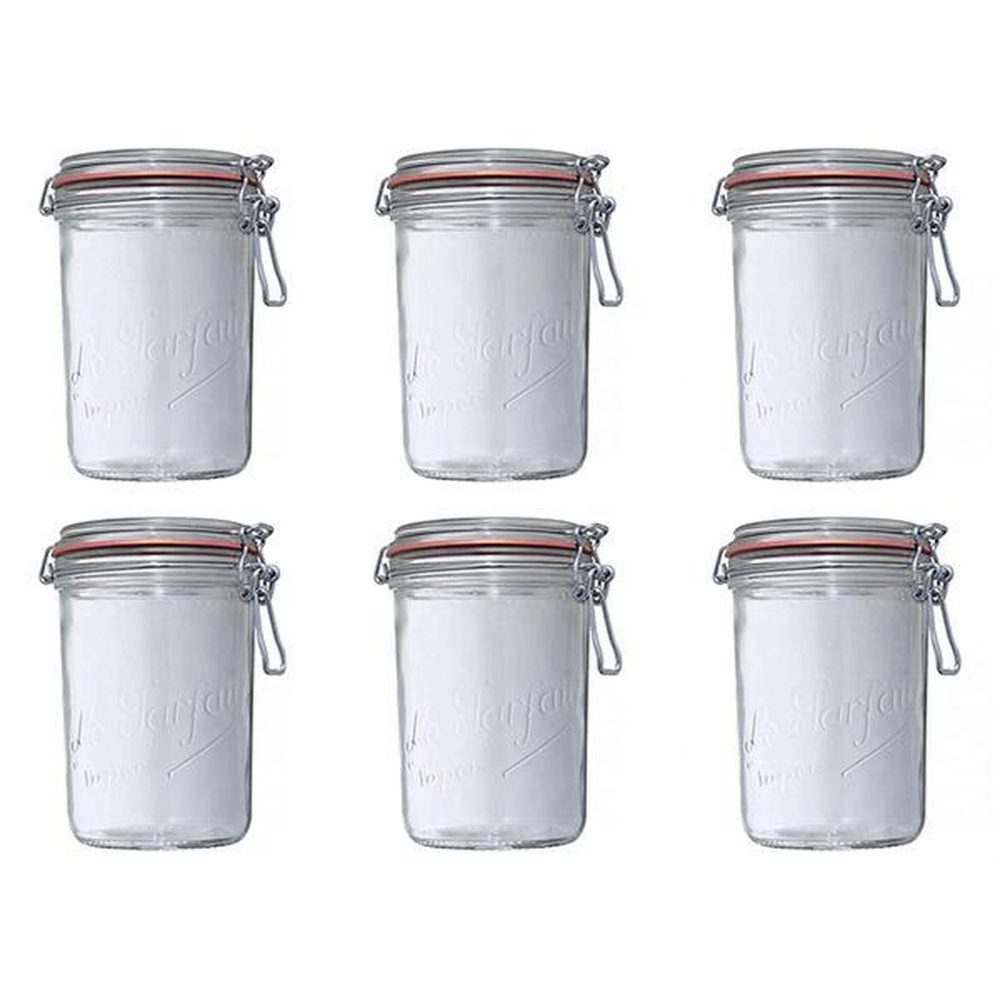 Le parfait Lot de 6 bocaux à terrine 1kg - 909154