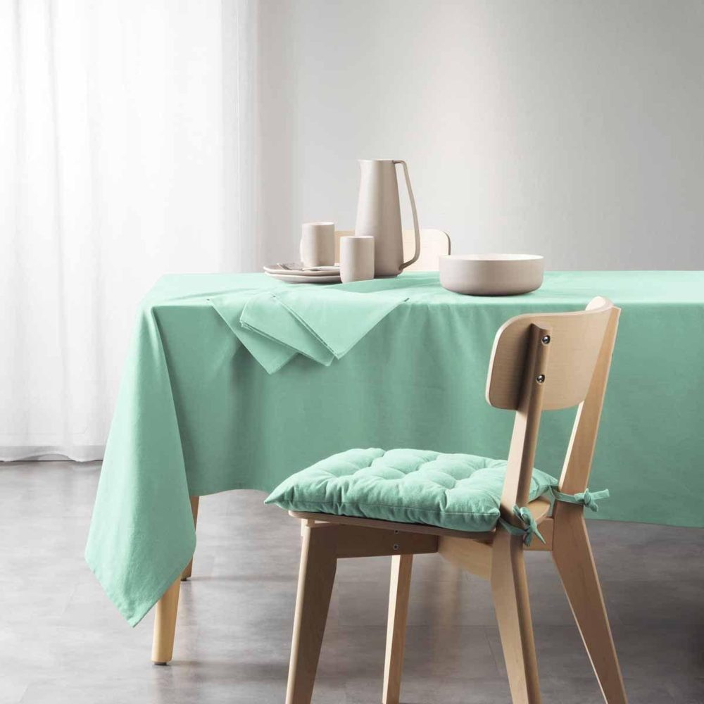 Douceur d'Intérieur Nappe rectangulaire mistral 140x240cm menthe