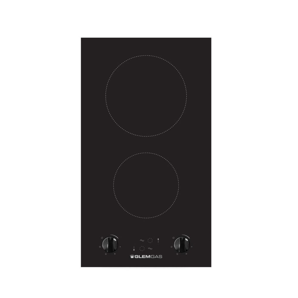 Glem Domino vitrocéramique 29cm 3000w noir - gth32k01
