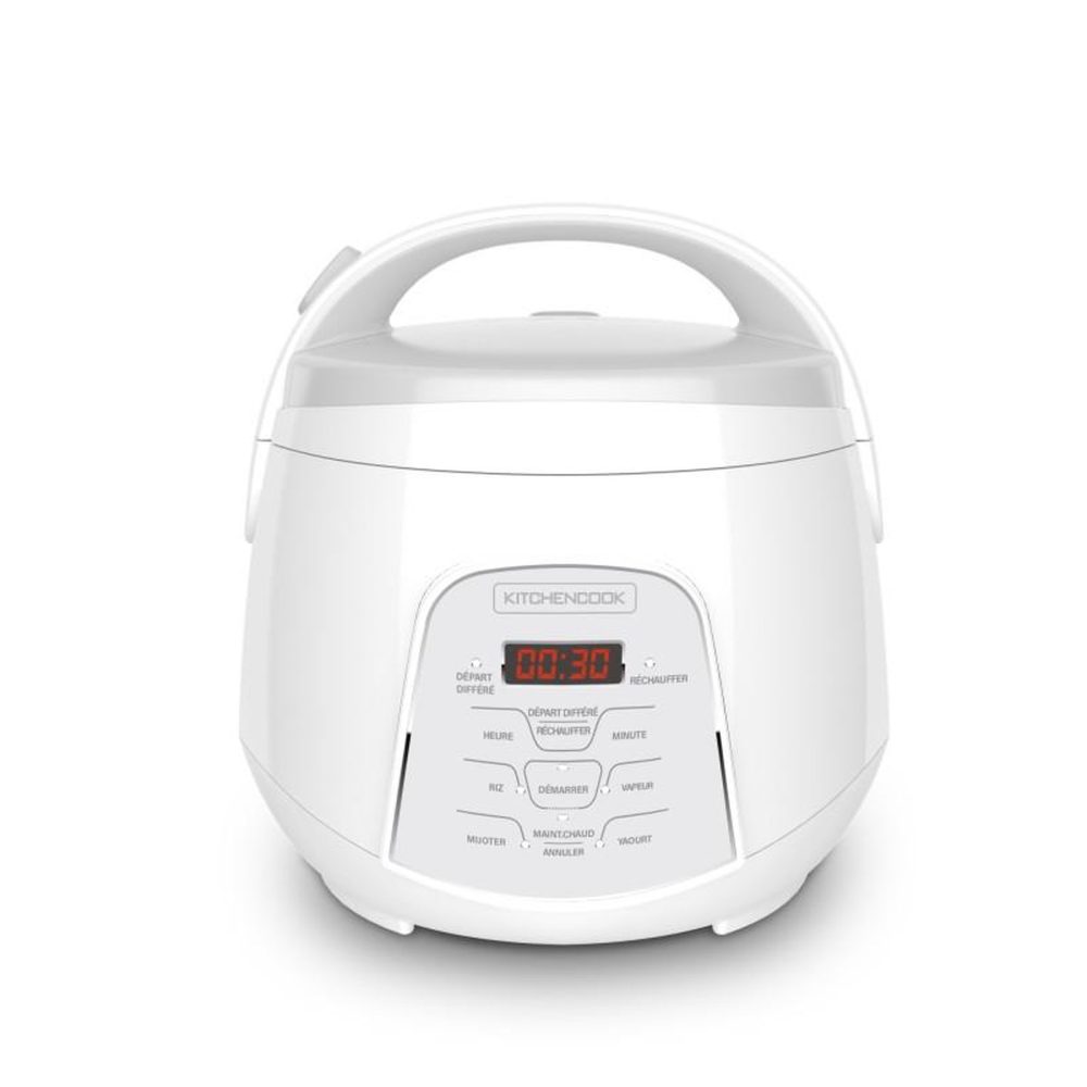 KITCHENCOOK Kitchencook - multicuiseur kyoto_white - 400 w 2,2 l - panier vapeur et verre doseur