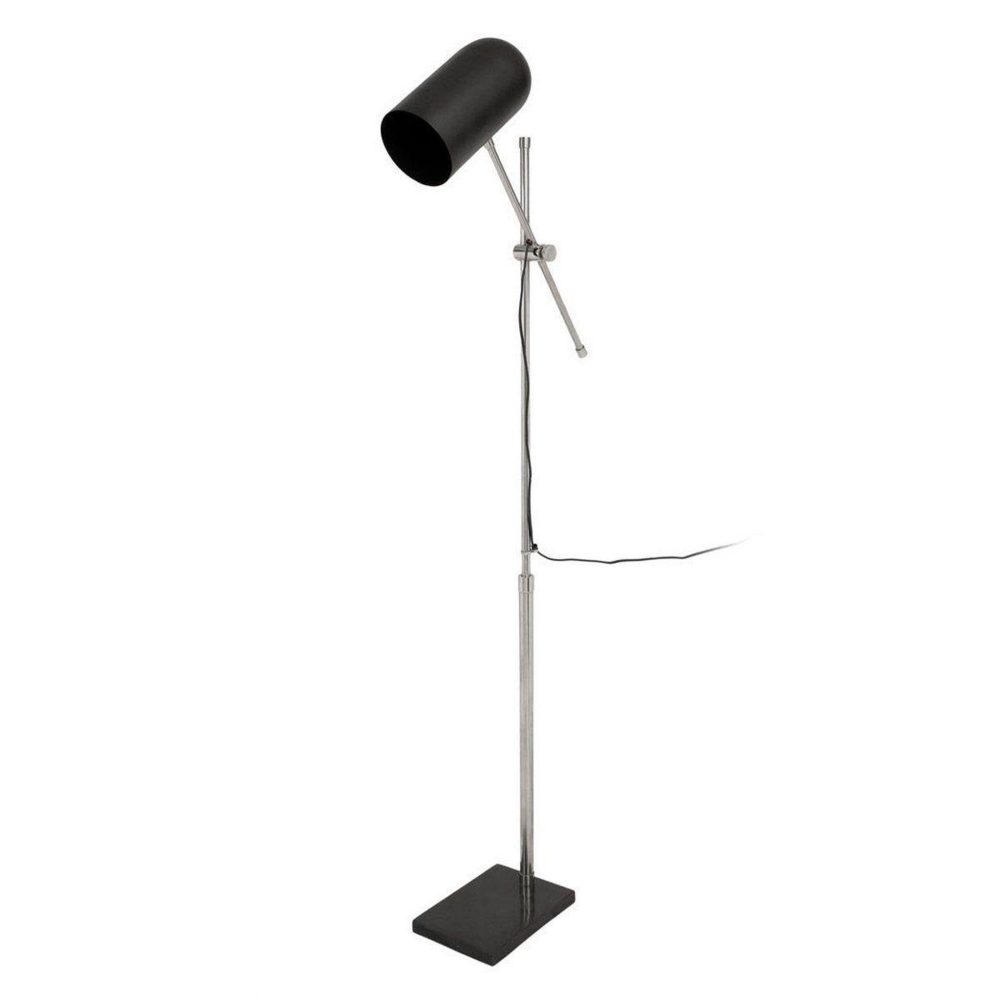 Paris Prix Lampadaire industriel celeste 142cm noir & argent