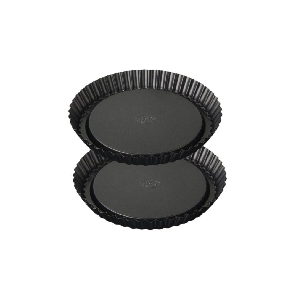DR.OETKER Ensemble de 2 moules à tarte renversée 22 cm dr.oetker tradition