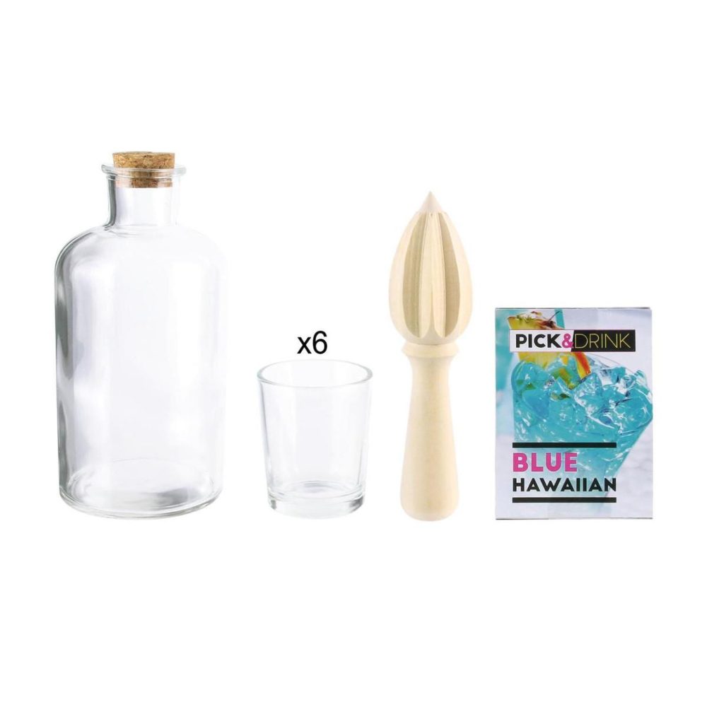 COOK CONCEPT Coffret cocktail 9 pièces rhumerie 16cm transparent