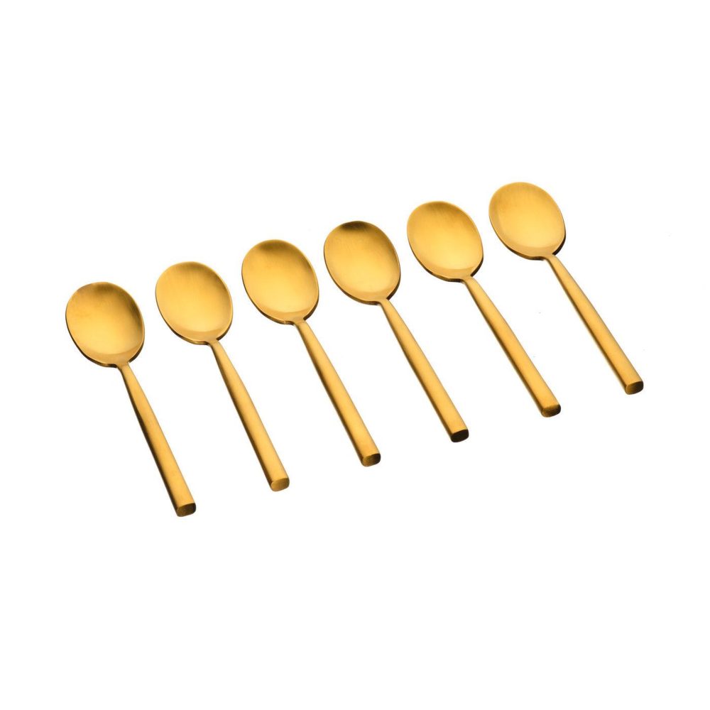BJORN Coffret 6 petites cuillères nils - gold