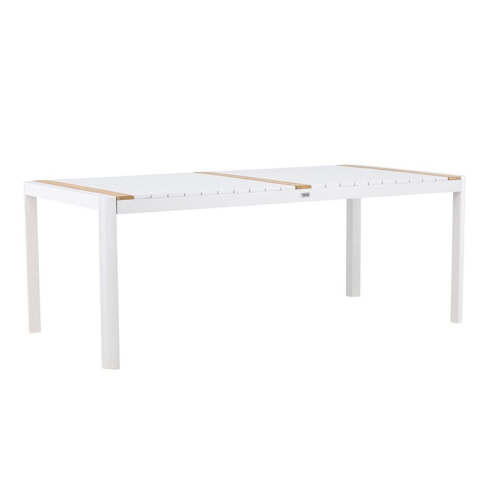Paris Prix Table de jardin en teck togo 200cm blanc