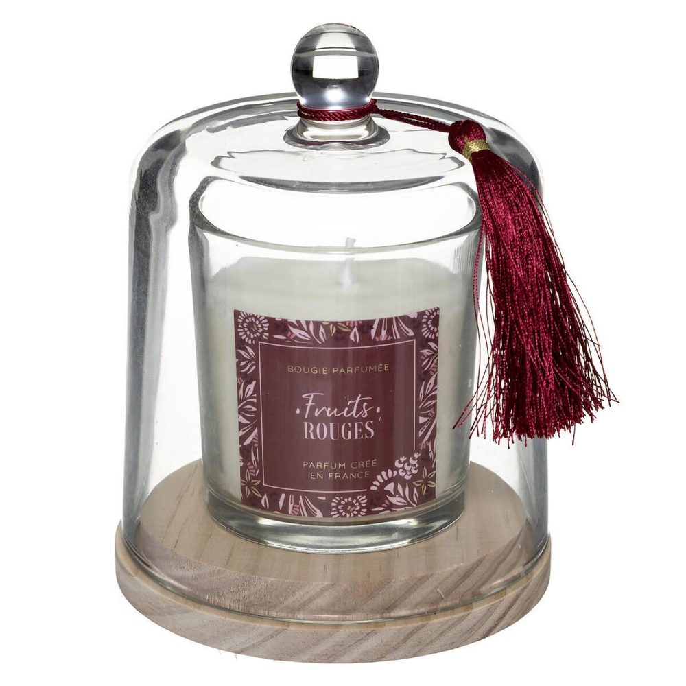 COMPTOIR DE LA BOUGIE Bougie parfumée cloche loli 130g fruits rouges