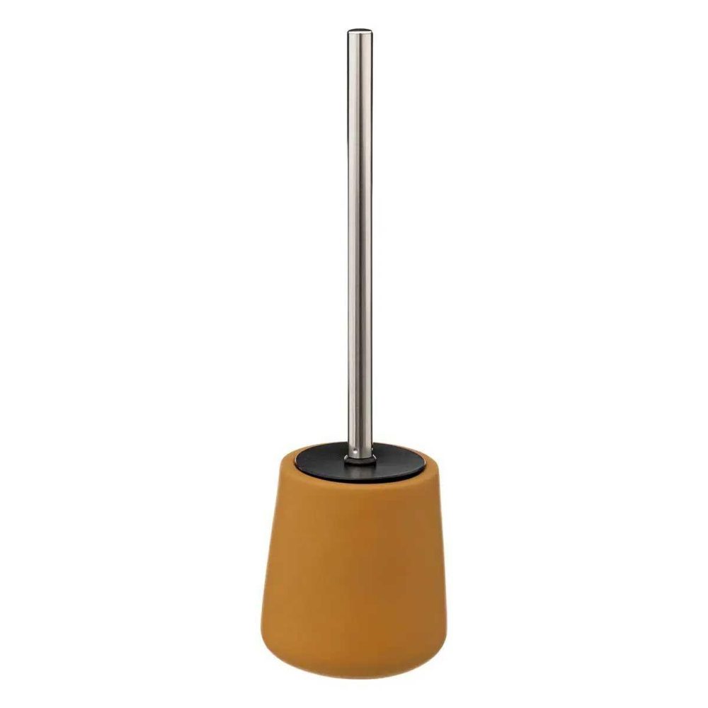 FIVE Brosse wc avec couvercle colorama 40cm marron tabac