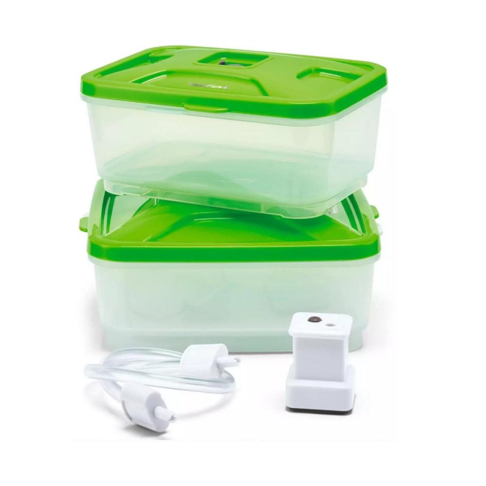 TEFAL Lot de 2 boîtes pour appareils sous vide vacupack - xa258010