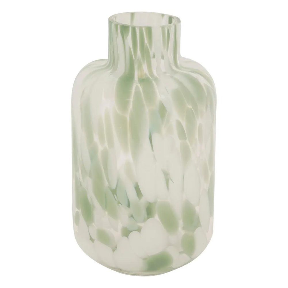 ATMOSPHERA Vase déco en verre arvo 21cm vert