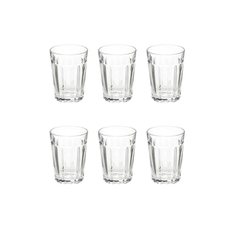 SECRET DE GOURMET Lot de 6 verres à eau loft 25cl transparent