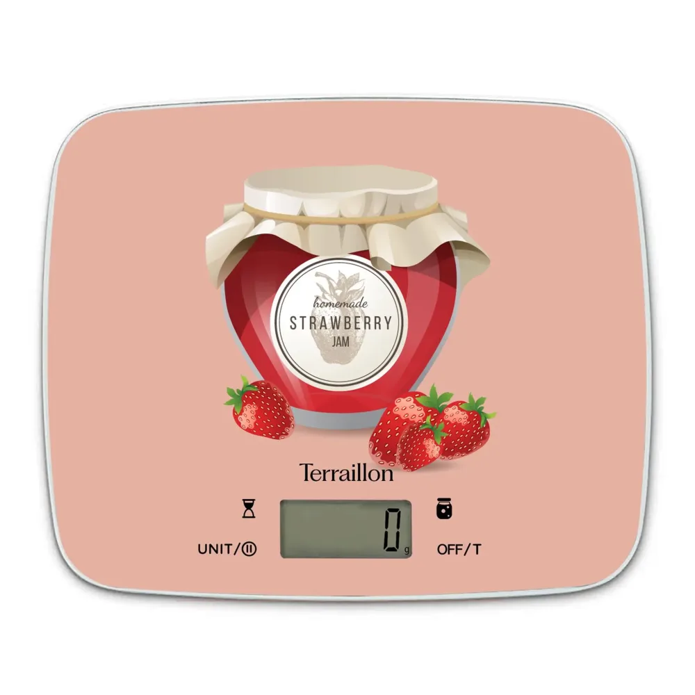 TERRAILLON Balance de cuisine MY COOK 10 JAM - Rouge