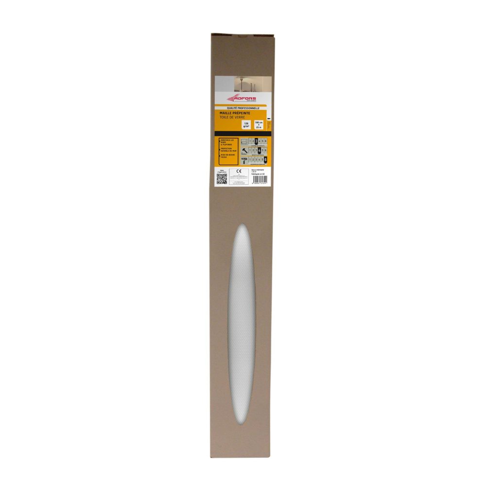 CENTRALE BRICO Fibre de verre 126 g/m² Sta maille prepeint 25m