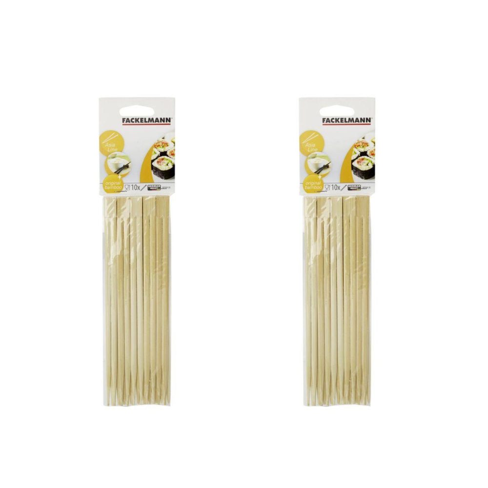 Fackelmann 20 baguettes en bambou fackelmann asia line