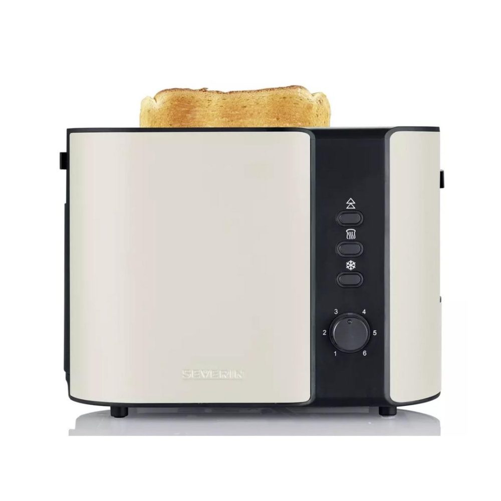 SEVERIN Grille-pain 2 fentes 800w beige/noir - at9576