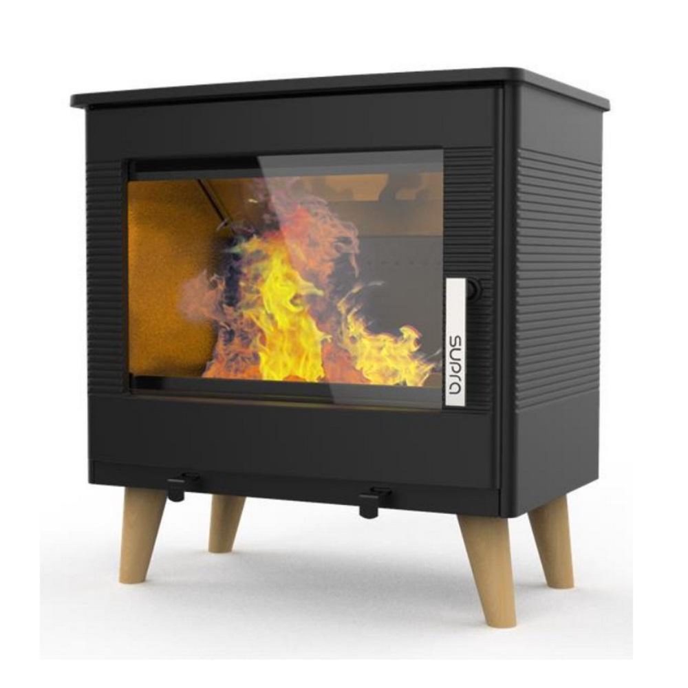 Supra Poêle à bois étanche 7.3kw noir - fr9016170b