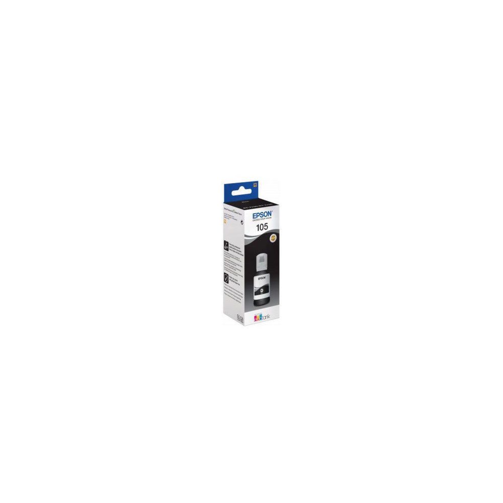 Epson Cartouche d'encre Bouteille d'Encre Ecotank 105 Noire Pigmentée - C13T00Q140