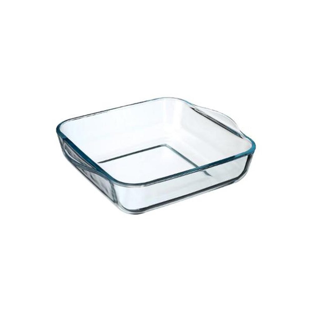 FIVE Plat à four en verre carré 22cm transparent