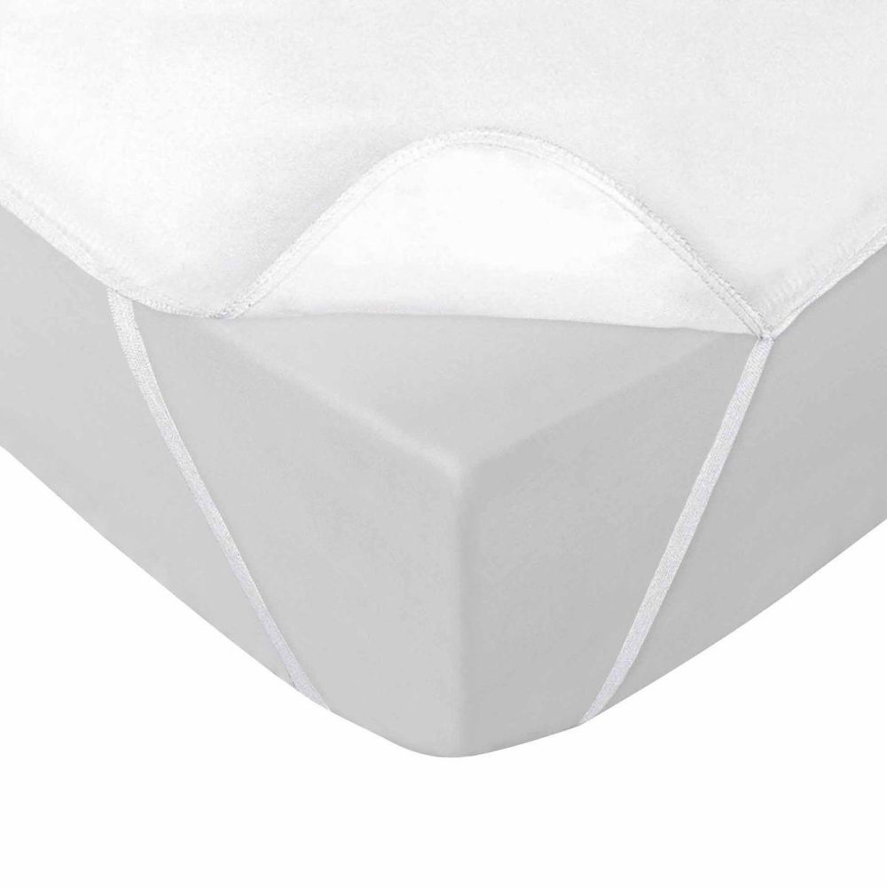 Douceur d'Intérieur Alèse imperméable avec elastiques shelly 90x190cm blanc