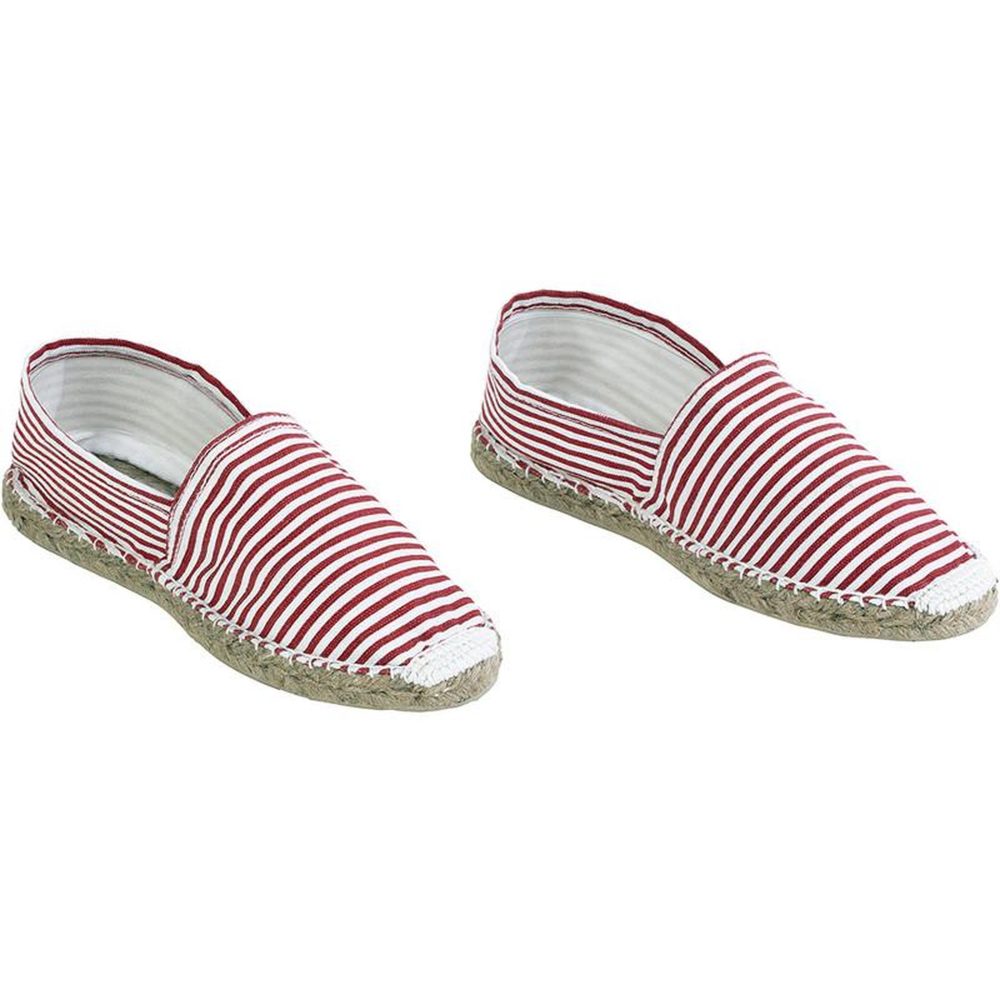 No name ESPADRILLE BAYADERE ROUGE T42 STRIPEWHRED42
