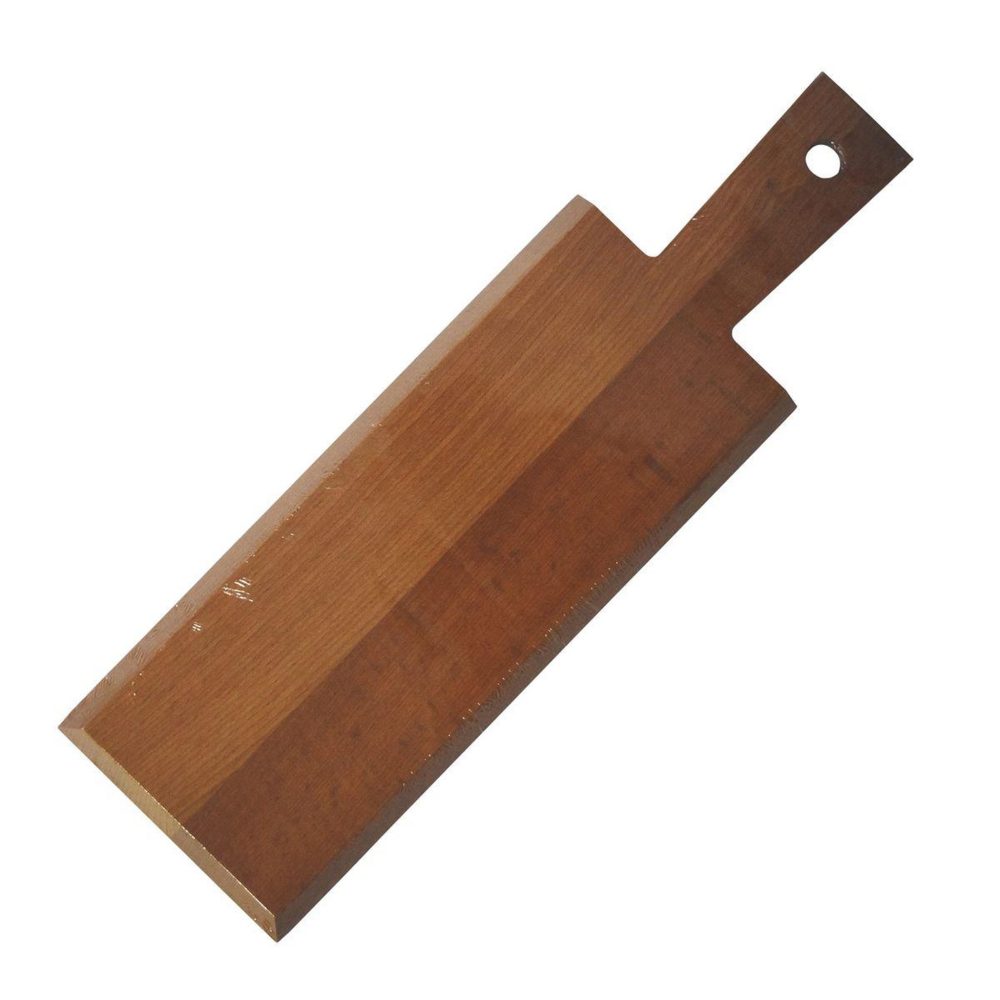 Fackelmann Planche à découper, hêtre foncé, bords biseautés 39 x 12 cm fackelmann wood edition