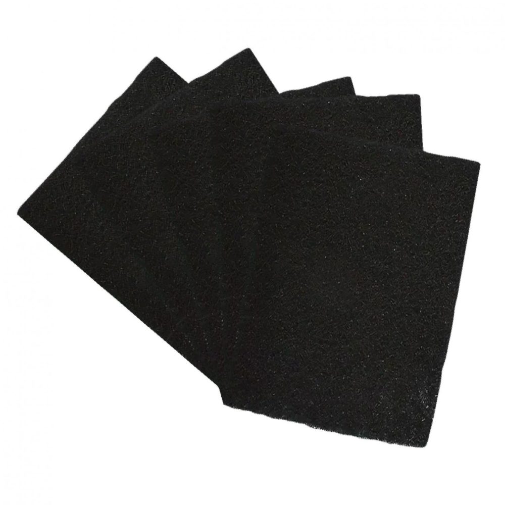 LINXOR Lot de 5 filtres à charbon actif pour composteur, poubelle à compost - Rectangle