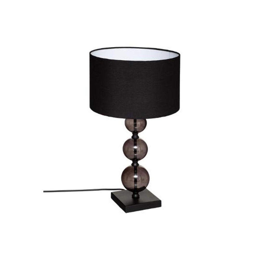 ATMOSPHERA Lampe à poser en verre alma 52cm noir