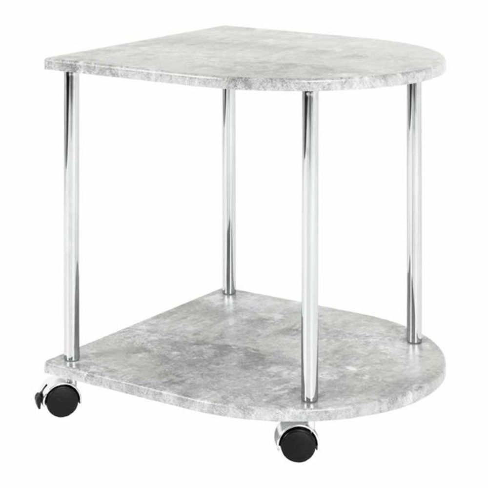 Paris Prix Desserte de cuisine effet béton miguel 45cm gris