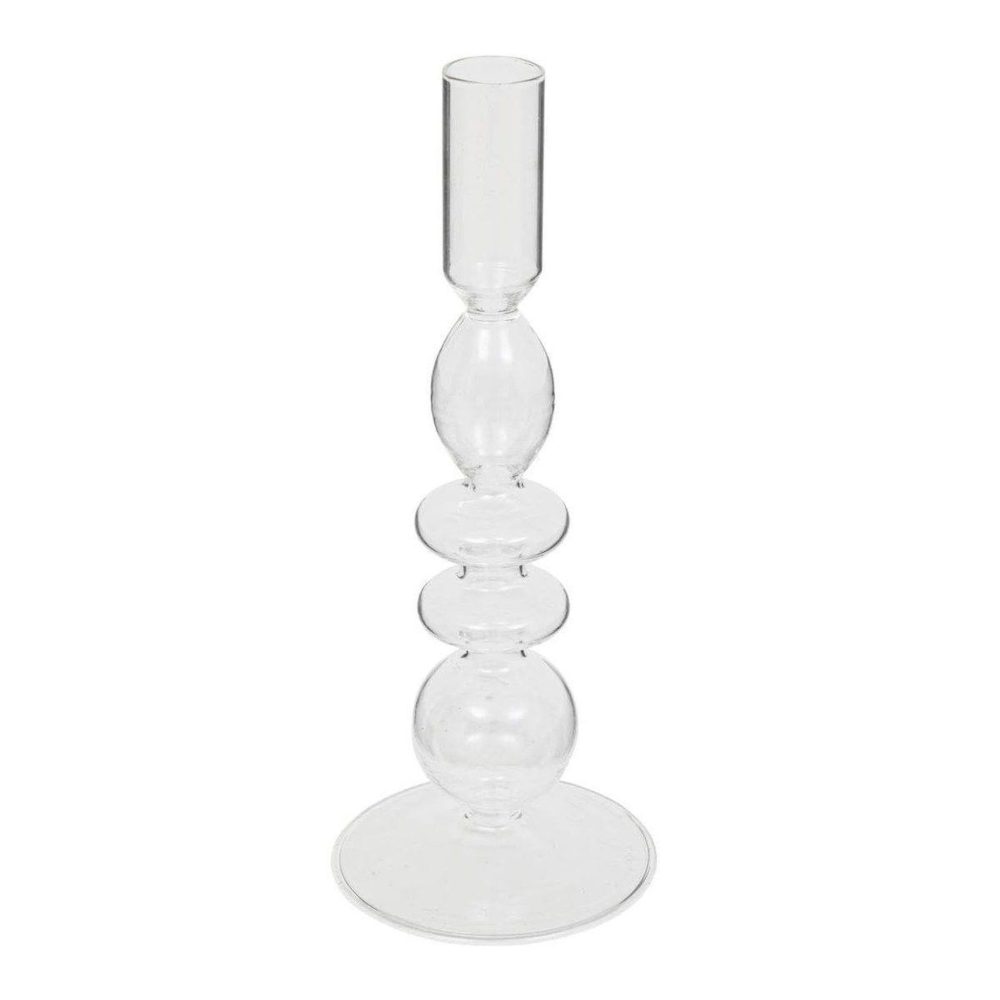 ATMOSPHERA Chandelier design en verre bulles 22cm transparent