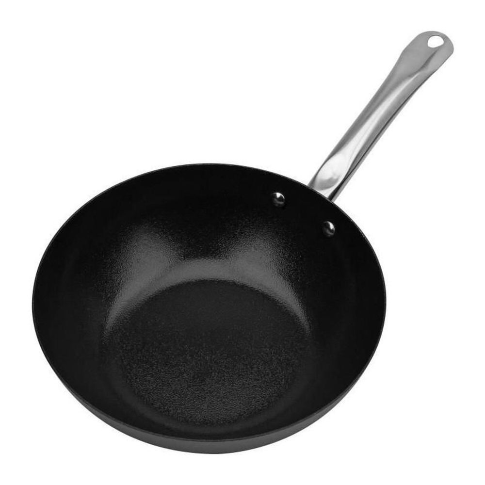 GSW Wok acier carbone - GSW - AVANTI - 28 cm - Induction