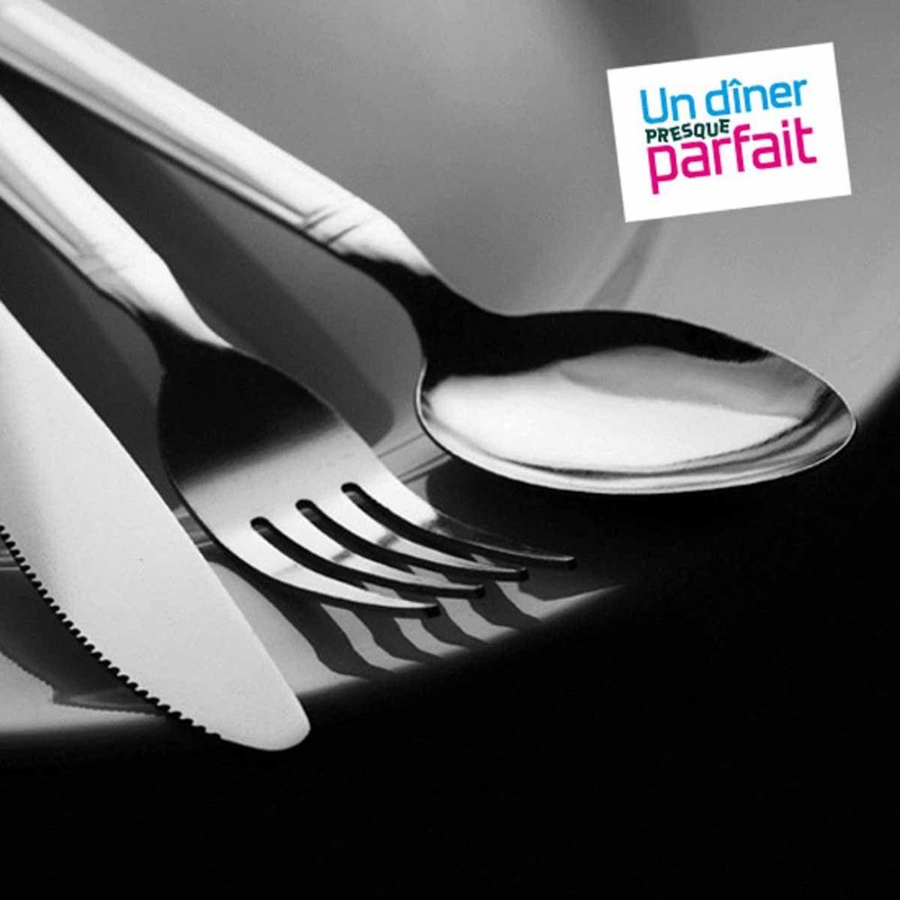 HOMEA Lot de 20 serviettes en papier couverts & assiette 38x38cm gris