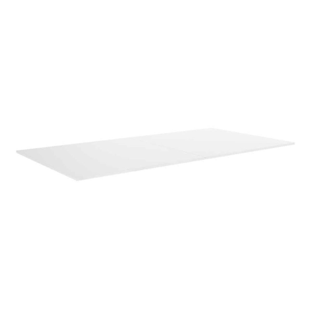 DE FAUGERES Plateau dinatoire réversible billard 213cm blanc laqué