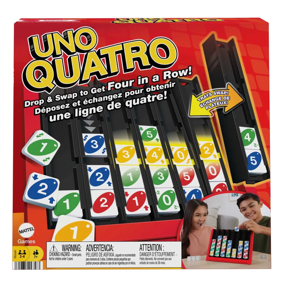 MATTEL Jeu Uno Quatro