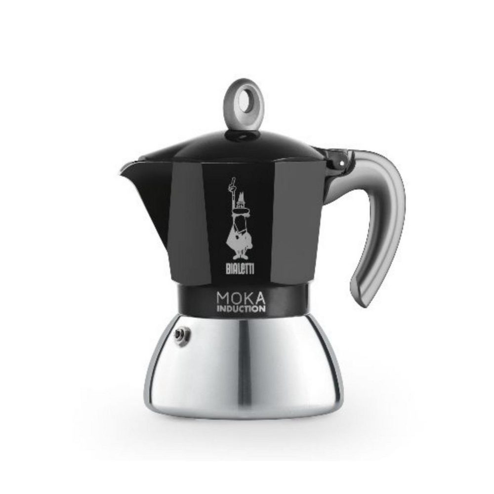 BIALETTI Cafetière italienne 4 tasses noir induction - 0006934