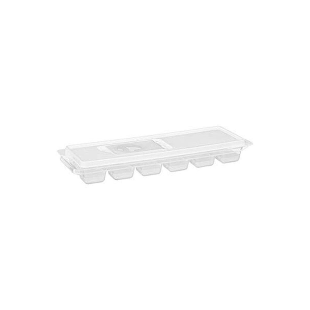 FIVE Bac à 12 glaçons push & clapet 26cm transparent